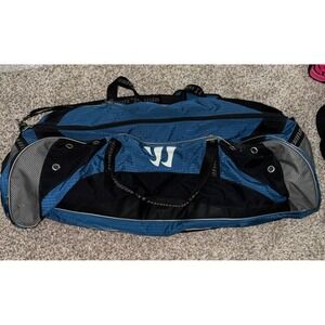 WARRIOR‎ Black Hole Lacrosse Equipment Bag Blue with Shoulder Strap - 42" CLEAN